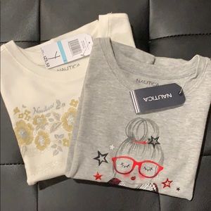 NWT 2 Girls Long Sleeve Shirts